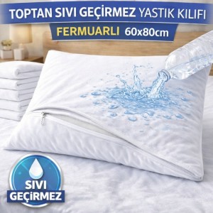 Toptan sıvı geçirmez yastık kılıfı kapaklılı 60x80cm